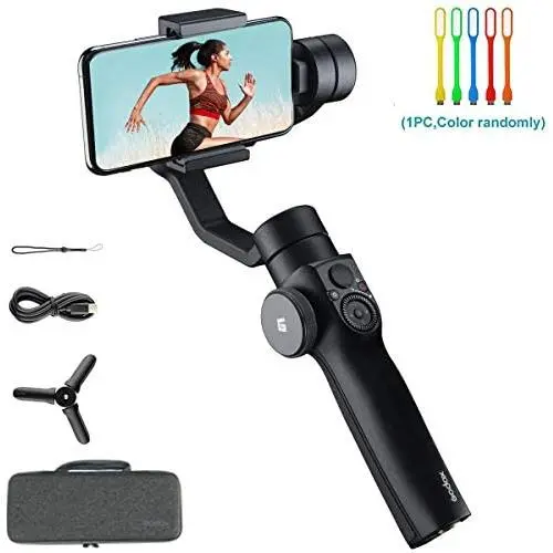 Godox ZP1 Gimbal Stabilizer, 3-Axis Multifunctional Smartphone Handheld for iPhone Samsung Android Phone YouTube Video Vlog Live Record Photography Tripod Godox ZP1 Gimbal Stabilizer, 3-Axis Multifunctional Smartphone Handheld for iPhone Samsung Android Phone YouTube Video Vlog Live Record Photography Tripod