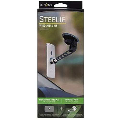 Nite Ize Original Steelie Windshield Mount Kit - Magnetic Car Windshield Mount for Smartphones