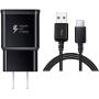 TT&C Adaptive Fast Wall Charge kit with USB Type-C Cable Compatible with Samsung Galaxy S8/S8 Plus/ S9/ S9+/ S10/ S10 Plus/Note 8/ Note 9(Black)