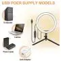 Video Light Dimmable LED Ring Light Ring lamp Photography Light with Phone Clip Holder Tripod Stand for YouTube Makeup Selfie Video Light Dimmable LED Ring Light Ring lamp Photography Light with Phone Clip Holder Tripod Stand for YouTube Makeup Selfie