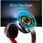 GT Power Gaming Headphones Wireless On Ear Bluetooth Headsets with Microphone Deep Bass Wireless Headphones Over Ear, Cool LED Lights, 10H Playtime for PC IPad Phone Mac Gaming (Black)