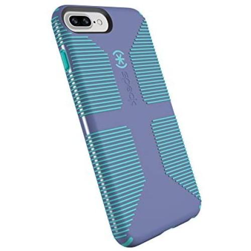 Speck Products CandyShell Grip Cell Phone Case for iPhone 8 Plus/7 Plus/6S Plus/6 Plus - Wisteria Purple/Mykonos Blue