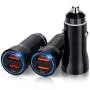 QC 3.0 Car Charger, Costyle 3 Pack 30W Dual 2 USB Car Charger Fast Adapter with Quick Charge 3.0 Port and 3.1A Port Compatible for Samsung S9 Note 10 9, iPhone 11 Xs XR, Wireless Car Charger (Black) QC 3.0 Car Charger, Costyle 3 Pack 30W Dual 2 USB Car Charger Fast Adapter with Quick Charge 3.0 Port and 3.1A Port Compatible for Samsung S9 Note 10 9, iPhone 11 Xs XR, Wireless Car Charger (Black)