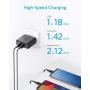 Anker Quick Charge 3.0 39W Dual USB Wall Charger, PowerPort Speed 2 for Galaxy S10/S9/S8/Edge/Plus, Note 8/7 and PowerIQ for iPhone Xs/XS Max/XR/X/8/Plus, iPad Pro/Air 2/Mini, LG, Nexus, HTC and More
