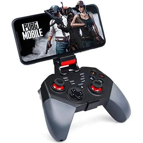 GTRACING Phone Game Controller Gamepad Bluetooth Controller Wireless Pubg Mobile Controller with L3 + R3 Buttons Gaming Accessories Compatible with Android/iOS iOS 11.0~13.3 for FPS Games GTRACING Phone Game Controller Gamepad Bluetooth Controller Wireless Pubg Mobile Controller with L3 + R3 Buttons Gaming Accessories Compatible with Android/iOS iOS 11.0~13.3 for FPS Games