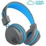 JLab Audio Neon Headphones On-Ear Feather Light (Bluetooth, Blue)