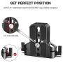 SMALLRIG Camera Base Plate with Rod Rail Clamp for Sony A6500 A6600, for Panasonic GH5, Sony A7 Series, etc, Both for Cameras & Cages -1674
