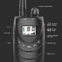 Rechargeable Walkie Talkies for Adults, 22 Channel FRS Long Range Walkie Talkie Two Way Radio with 1500mAh Rechargeable Li-ion Battery for Adult Outdoor, Business, Camping, Cruising
