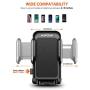 Mpow Dashboard Car Phone Mount, One-Touch Design Washable Strong Suction Cup Windshield Car Phone Holder Compatible with iPhone 11 Pro Max/XS Max/XR/X/8/7/6 Plus Etc