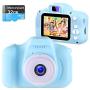 NINE CUBE Kids Camera Digital Camera for 3-10 Year Old Girls,Toddler Toys Video Recorder 1080P 2 Inch,Children Camera Birthday Festival Gift for 3 4 5 6 7 8 9 Year Old Boys(32G SD Card Included)