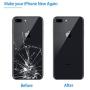 Vimour Back Glass Replacement for iPhone 8 Plus 5.5 Inches All Carriers with Pre-Installed Camera Lens, Bracket, Adhesive and Repair Tool Kits (Black)