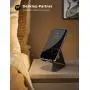 Lamicall Cell Phone Stand, Phone Dock: Cradle, Holder, Stand for Office Desk, Compatible with iPhone 11 Pro Xs Xs Max Xr X 8 7 6 6s Plus, All Android Smartphones Charging - Black (Non-Adjustable)