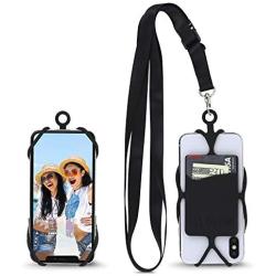 Gear Beast Universal Crossbody Pocket Cell Phone Lanyard Compatible with iPhone, Galaxy & Most Smartphones, Includes Phone Case Holder,Neck Strap