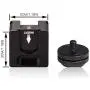 Hot Shoe Camera Mount Adapter - Aluminium Quadruple Cold Shoe Adapter for Lights, LED Monitors, Microphones, Audio Recorder & Studio Flash Video Camera