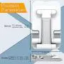 Adjustable Phone Stand Holder, ZHIKE Foldable Tablet Stand Mobile Phone Mount for Desk Compatible with Samsung Galaxy ipad Mini iPhone 11 Series X Xs max All Smartphones Smartphone, Kindle (White) Adjustable Phone Stand Holder, ZHIKE Foldable Tablet Stand Mobile Phone Mount for Desk Compatible with Samsung Galaxy ipad Mini iPhone 11 Series X Xs max All Smartphones Smartphone, Kindle (White)