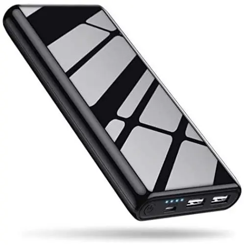 Portable Charger Power Bank 25800mAh, Ultra-High Capacity Mirror Design Phone Charging with 4 LED Indicators, 2 USB Ports External Cell Phone Battery Pack for iPhone,Samsung Android,Tablet etc Portable Charger Power Bank 25800mAh, Ultra-High Capacity Mirror Design Phone Charging with 4 LED Indicators, 2 USB Ports External Cell Phone Battery Pack for iPhone,Samsung Android,Tablet etc