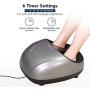MaxKare Foot Massager Shiatsu, Electric Foot Massager Machine with Rolling, Air Compression and Built-in Heat Function, Adjustable Intensity Perfect Relax for Home or Office Use
