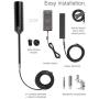 weBoost Drive Sleek OTR (470235) Truck Cell Phone Signal Booster | U.S. Company | All U.S. Carriers - Verizon, AT&T, T-Mobile, Sprint & More | FCC Approved, Drive Sleek OTR | Cradle