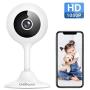 WiFi Camera Indoor, Goowls 1080p HD Home Security Camera 2.4GHz Wired IP Dog Camera for Baby/Pet/Nanny with Motion Detection Night Vision 2-Way Audio Cloud & SD Card Storage Compatible with Alexa