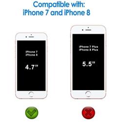 JETech Screen Protector for Apple iPhone 8 and iPhone 7, 4.7-Inch, Case Friendly, Tempered Glass Film, 2-Pack