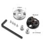SMALLRIG Standard Rosette Bolt-On Mount (M6 Thread, 31.8 Diameter) for Camera Cage and Accessories - 1939