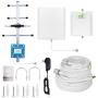 Cell Phone Signal Booster for Home and Office - Boost 4G LTE Data and Voice for AT&T T-Mobile 700MHz Band 12/17 - High Gain Cellular Repeater Amplifier Extend Coverage Upto 4,000 sq ft