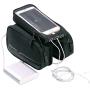 traderplus Bike Front Frame Bag Cycling Top Tube Phone Bag Bicycle Pouch Waterproof Touch Screen