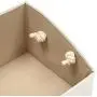 Morezi Canvas Pet Toy and Accessory Storage Bin, Basket Chest Organizer - Perfect for Organizing Pet Toys, Blankets, Leashes and Food 0605