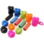 Arroyner 10 Pack Bone Shaped Poop Bag Dispenser Pet Waste Disposal Bag Dispenser (Random Color)