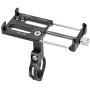 Enrilior GUB Mountain Bicycle Motorcycle Mobile Phone Camera Holder Mount Bracket Cycling (Black)