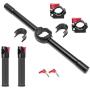 EACHSHOT DH-RoninS Dual Handle Gimbal Grip Handheld Handlebar Scratch Proof Anti-Slip Compatible DJI Ronin S/DJI Ronin SC/Moza Air 2
