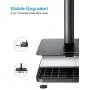 Cell Phone Stand, OMOTON Adjustable Angle Height Desk Phone Dock Holder for iPhone SE 2/11 / 11 Pro/XS Max/XR, Samsung Galaxy S20 / S10 / S9 / S8 and Other Phones (3.5-7.0-Inch), Black