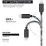 iPhone Charger, Lightning Cables, MFi Certified Cable 6Pack 3FT 3FT 3FT 6FT 6FT 10FT Extra Long Nylon Braided USB Fast Charging& Syncing Cord Compatible with iPhone/XS/XR/X/8/8Plus/7/7Plus/6S and More iPhone Charger, Lightning Cables, MFi Certified Cable 6Pack 3FT 3FT 3FT 6FT 6FT 10FT Extra Long Nylon Braided USB Fast Charging& Syncing Cord Compatible with iPhone/XS/XR/X/8/8Plus/7/7Plus/6S and More