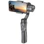 Acouto 3 Axis Stabilizer for Cameras,H4 3 Axis Handheld Anti-shake Mobile Phone Gimbal Stabilizer for Cellphone Action Camera