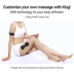 Klug Mini Massager S Duo : Wireless & Portable EMS Massager for Back, Shoulder, Neck Stiffness and Fatigue Relief with 5 Massage Modes & 15 Intensity Levels