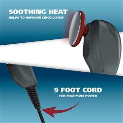 Wahl Heat Therapy Therapeutic Body Massager - Handheld Therapy with Two Speeds of Intensity to Relieve Pain in the Back, Neck, Shoulders, Muscles, Legs, & Sports - Model 4196-1201