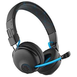 JLab Audio Play Gaming Wireless Headset | 22+ Hour Bluetooth 5 Playtime 60ms Super-Low Latency for Mobile Gameplay | Retractable Boom Mic | AUX Gaming Cord Compatible with Gaming Consoles