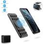 Wireless Power Bank with Suction Cups, USB C Power Bank, 10000mAh Portable Charger with Foldable Stand, 18W Fast Charging, QC 3.0 & PD 3.0, Compatible for iPhone X XS 11 iPad Samsung Galaxy & More