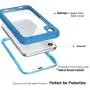 Justcool Designed for iPhone XR Case, Clear Full Body Heavy Duty Protection with Built-in Screen Protector Shockproof Rugged Cover Designed for iPhone XR Cases (2018) 6.1 Inch … (Blue) Justcool Designed for iPhone XR Case, Clear Full Body Heavy Duty Protection with Built-in Screen Protector Shockproof Rugged Cover Designed for iPhone XR Cases (2018) 6.1 Inch … (Blue)