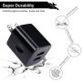 USB Wall Charger, Charger Box, NonoUV 4-Pack Dual Port Fast Charging Block Cube Plug Compatible with iPhone 11 Pro XR XS X 8 7 6 Plus, iPad, Samsung Galaxy S20+ S10 S9 Note 10 9, LG, Android, Kindle