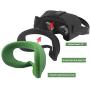 MASiKEN Face Mask for Oculus Quest, Professional Silicone Face Cover, Face Pad Sweatproof Lightproof Washable (Mask Green)