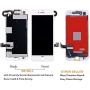 for iPhone 8 Plus Screen Replacement Kit White 5.5" LCD Display for iPhone 8 Plus Replacement Touch Screen Digitizer Full Assembly + Front Camera + Earpiece + Repair Tools + Screen Protector (White)