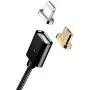 NetDot Gen3 USB2.0 Magnetic Charging & Data Transfer Cable with 1 iOS Connector and 1 Micro-USB Connector Compatible with Both Android Smartphone and iPhone - 5 Feet/2 Pack Black NetDot Gen3 USB2.0 Magnetic Charging & Data Transfer Cable with 1 iOS Connector and 1 Micro-USB Connector Compatible with Both Android Smartphone and iPhone - 5 Feet/2 Pack Black