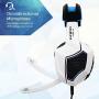 CIGOO L9 Gaming Headset 3.5mm Stereo Over-Ear Headphone with Adjustable Microphone for PC Laptop Smart Phone
