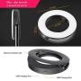 Selfie Ring Light, YBLNTEK Cell Phone Ring Light Clip Rechargeable Ring Light with 40 LEDs Led Circle Light for Phone Camera Photography Video