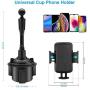 2020 New Benefree Cup Holder Phone Mount Universal Adjustable Gooseneck Cup Holder Cradle Car Mount for Cell Phone iPhone 11/11 pro/Xs/XS/Max/X/8/7 Plus/Galaxy/Huawei(Black)