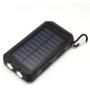 Solar Charger 30,000mAh, Solarprous Portable Dual USB Solar Battery Charger External Battery Pack Phone Charger Power Bank with Flashlight for Smartphones Tablet Camera (Black)