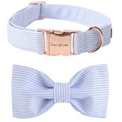 USP Pet Soft &Comfy Bowtie Dog Collar and Cat Collar Pet Gift for Dogs and Cats 6 Size and 7 Patterns