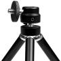 Lightweight Mini Webcam Tripod for Smartphone, Logitech Webcam C920 C922 Small Camera Desk Tripod Mount Cell Phone Holder Table Stand (Black)