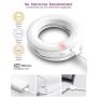 ELEGIANT Selfie Ring Light, Clip-on Selfie Light with 40 LED & 4 Light Modes Rechargeable Portable Circle Light for Phone Laptop iPad YouTube Vlogging TikTok Photography Video Makeup (White)